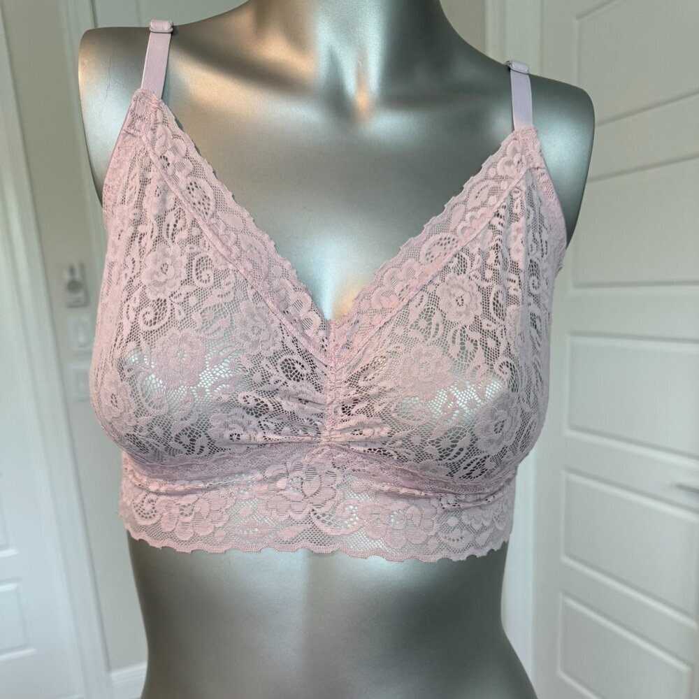 Cosabella Amore Adore Lace Bralette Lilac Size Large L